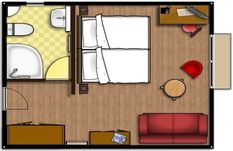 Komfort Doppelzimmer mit Schlafcouch